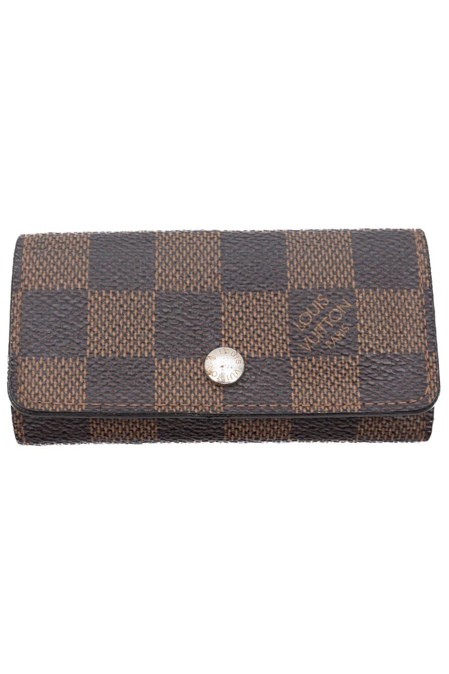 Authentic Louis Vuitton Damier Ebene Multicles 4 Key Holder 2009 France